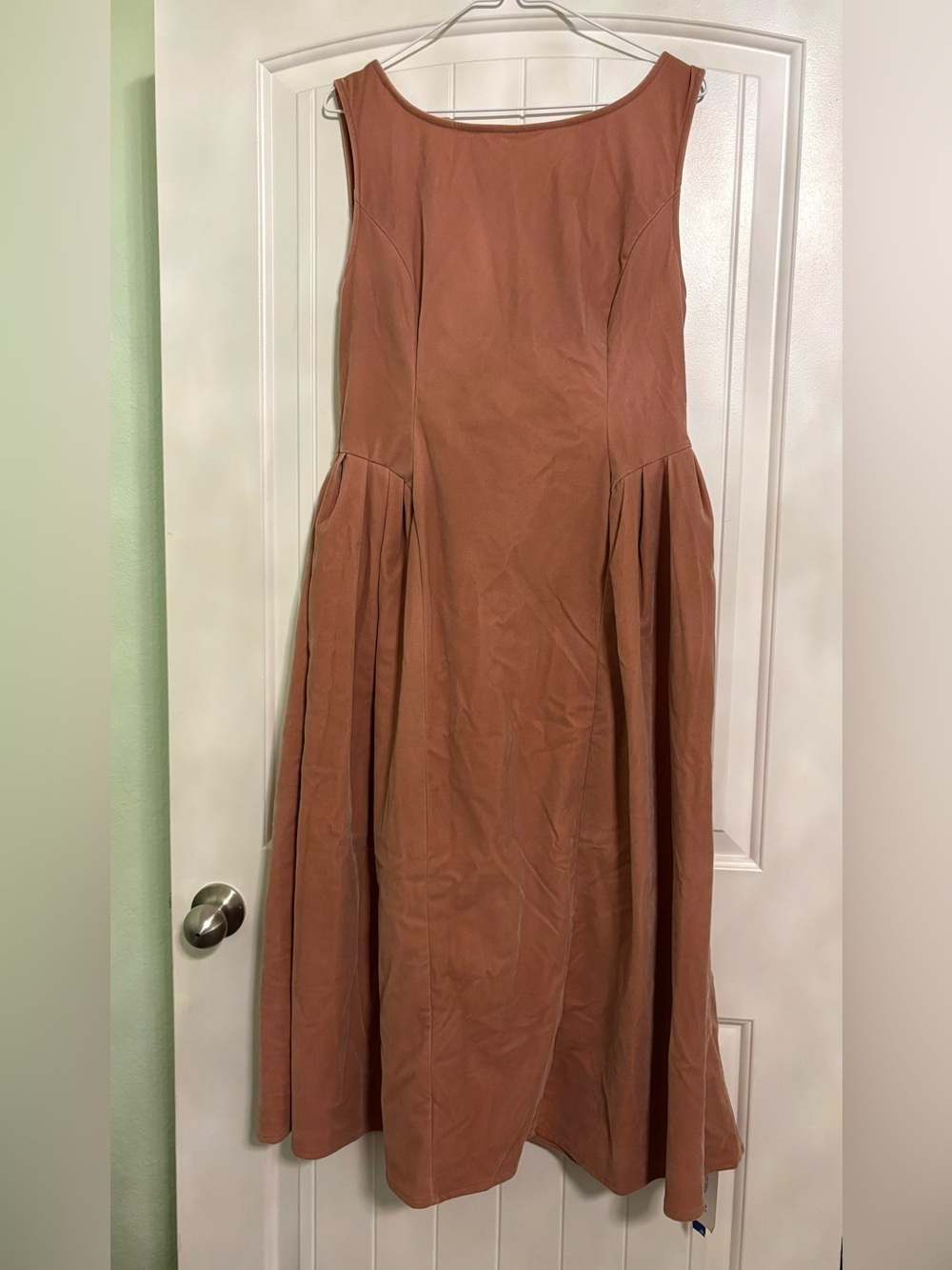 Cider Velvet Dress Bow Back NWT - Picture 3 of 5